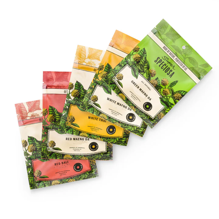 Premium botanical wellness powder collection